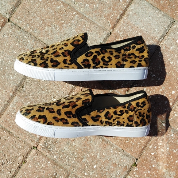 Anna Leopard Print Slip On Sneaker Shoes Size 7.5 - Picture 3 of 8